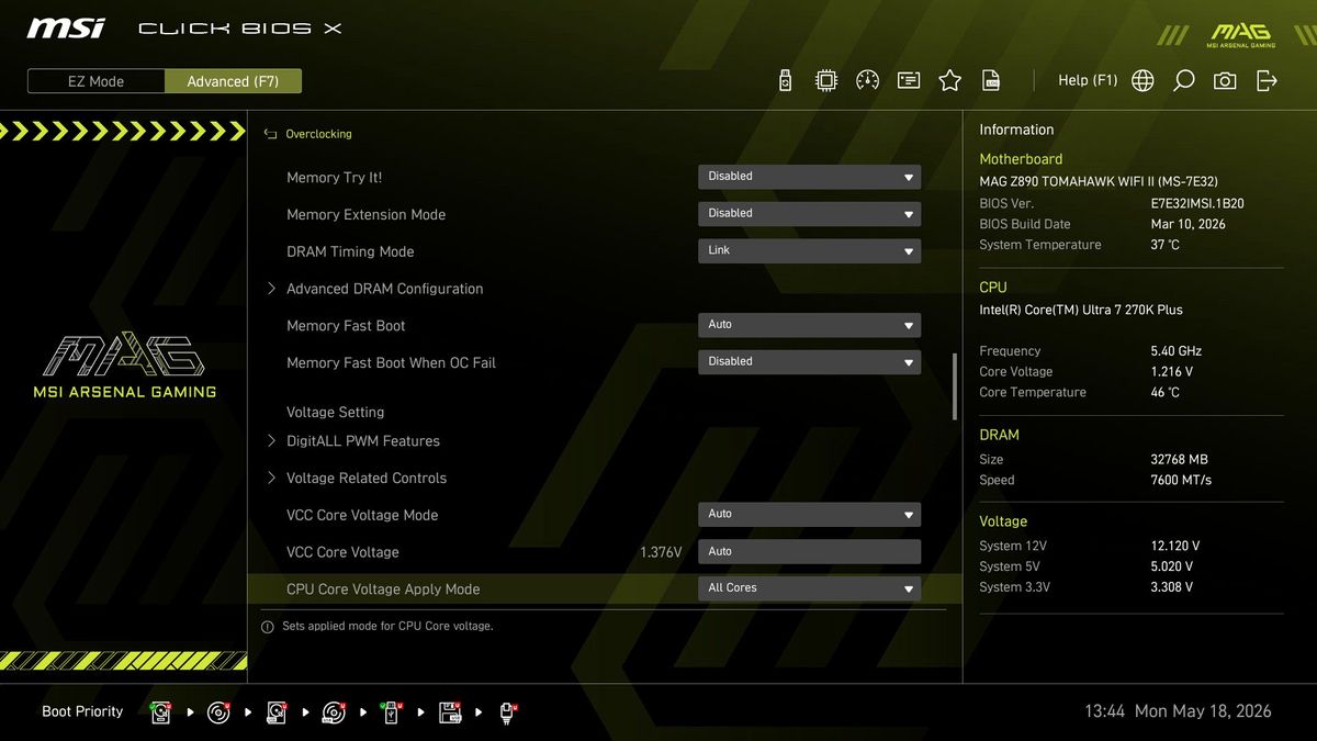 MSI MAG Z890 Tomahawk Wifi II