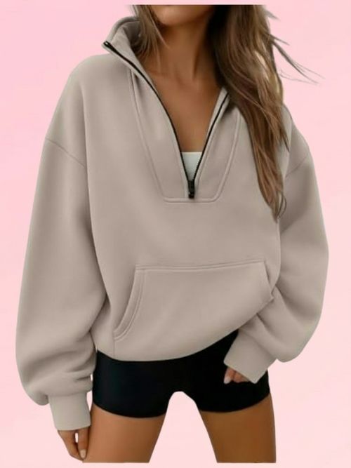 Trendy Queen Half Zip Pullover