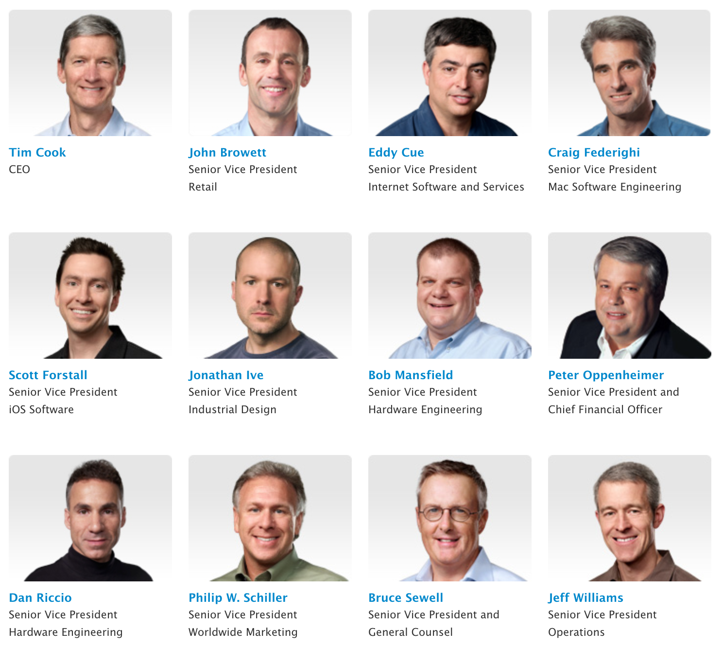 Apple Promotes Craig Federighi, Dan Riccio To SVP, Executive Team, Bob ...