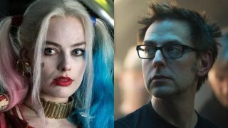 Margot Robbie and James Gunn