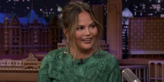 Chrissy Teigen speaks on The Tonight Show Starring Jimmy Fallon