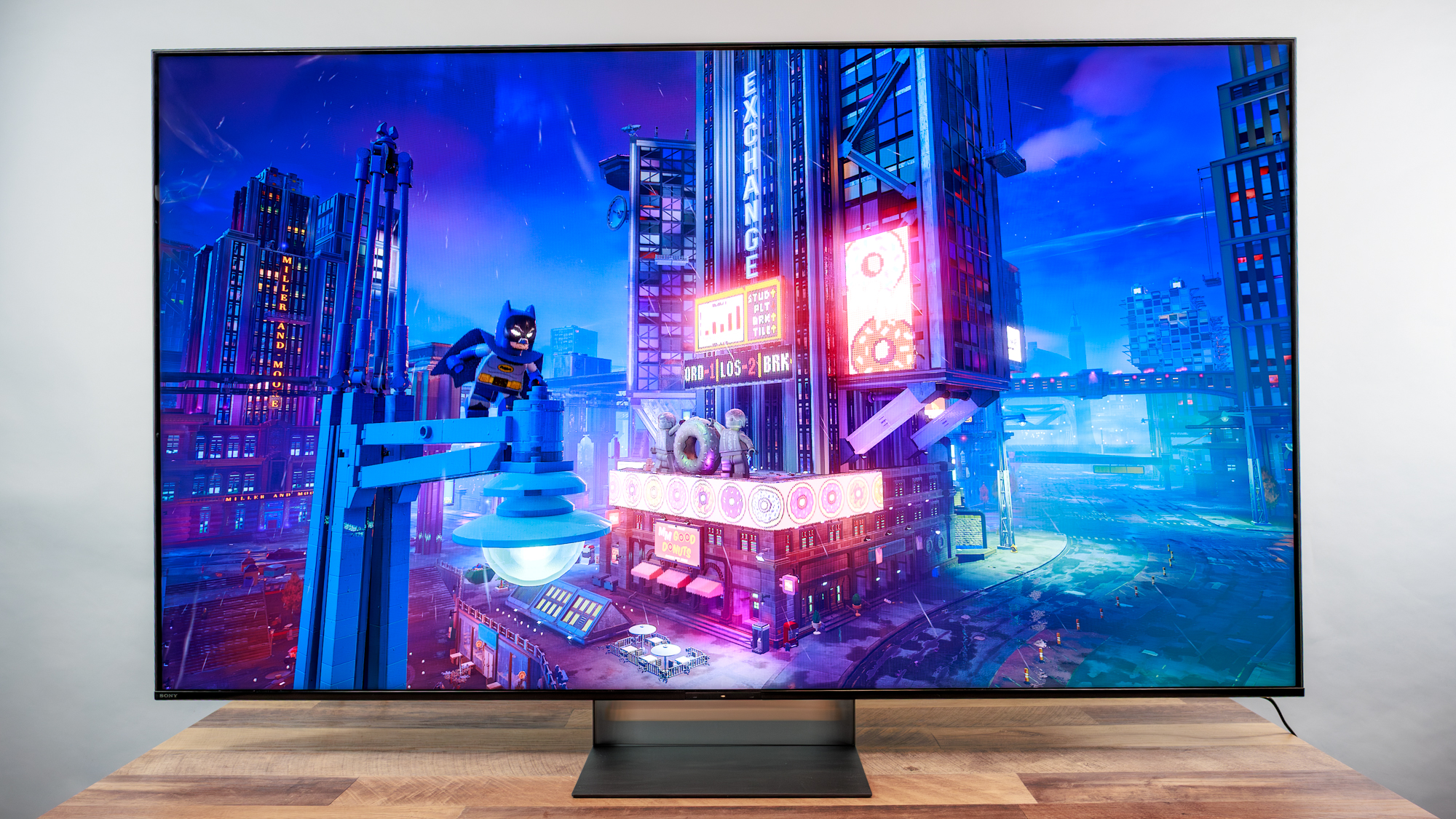 Sony Bravia 7 II True RGB TV on a desk