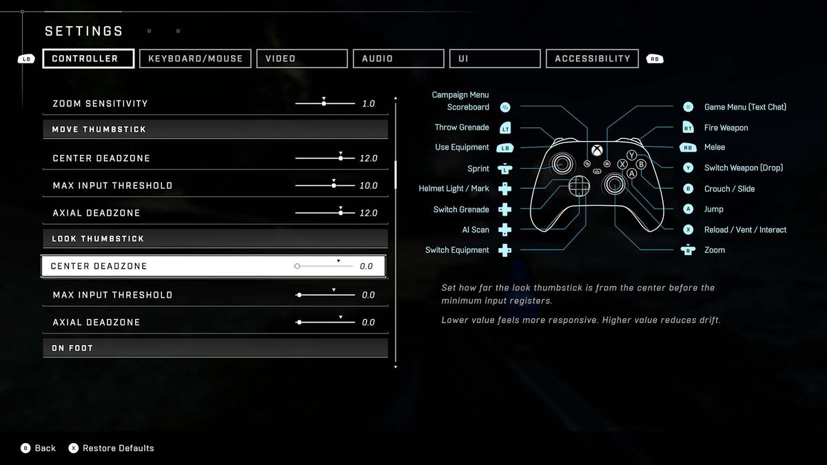 The best Halo Infinite controller settings and how to change them