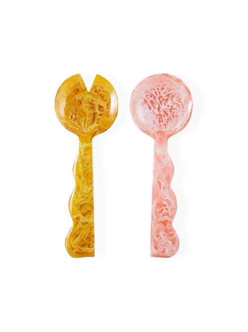 Como Ripple Salad Serving Set