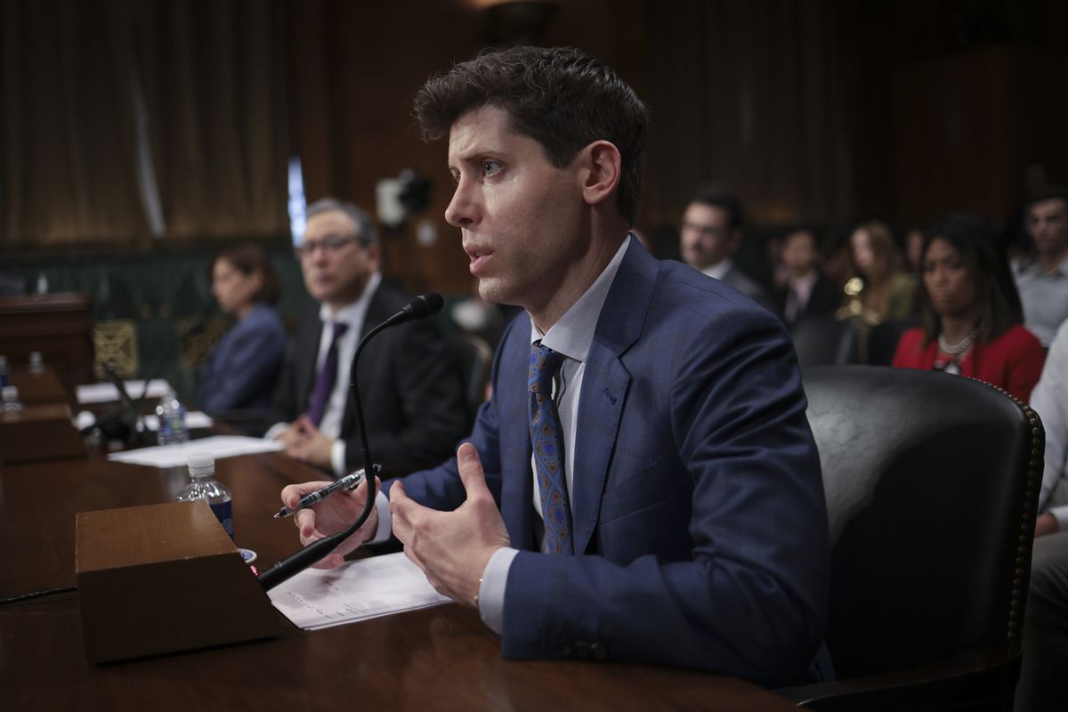 Sam Altman, CEO of OpenAI, testifies before the Senate Judiciary Subcommittee on Privacy, Technology, and the Law