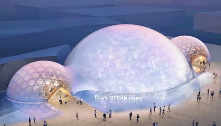 BLUE OCEAN DOME (The World Expo 2025 Osaka, Kansai, ZERI JAPAN), by shigeru ban who won 2024 Praemium Imperiale Architecture Award