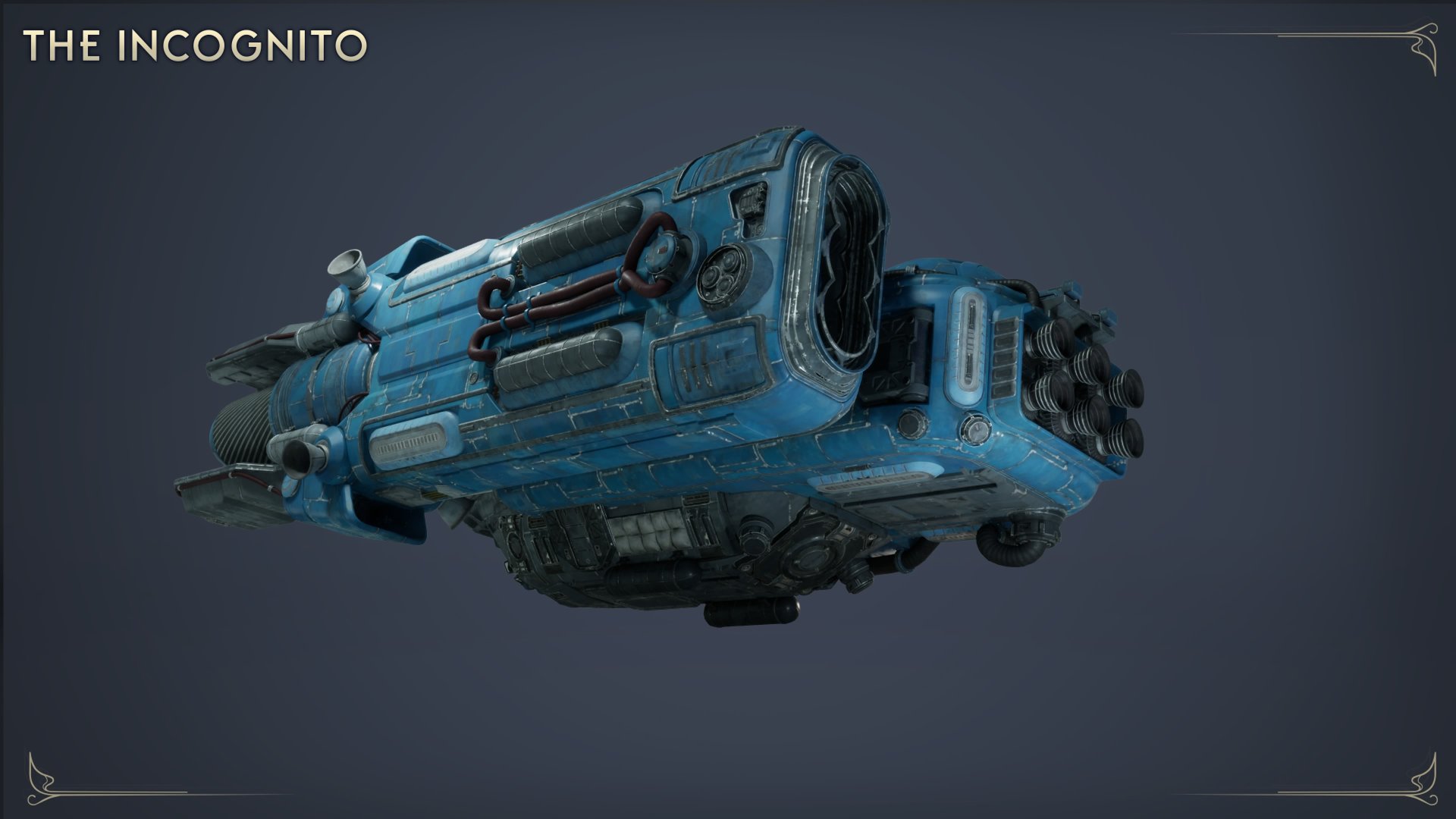 The Outer Worlds 2 artbook screenshot of the Incognito ship
