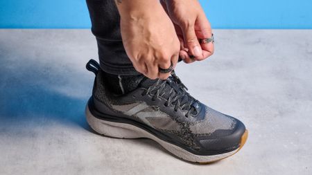 Keen Leiki hiking shoes in slate gray colorway