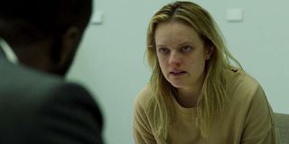 The Invisible Man Elizabeth Moss in the interrogation room