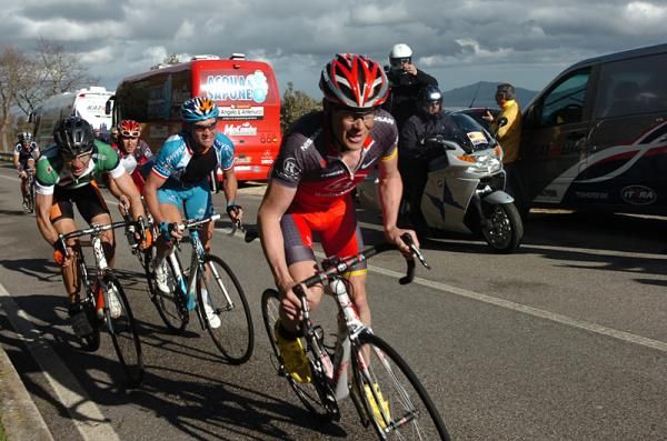 Chris Horner (RadioShack), Roman Kreuziger (Liquigas - Doimo), Thomas Voeckler (BBOX Boygues Telecom)