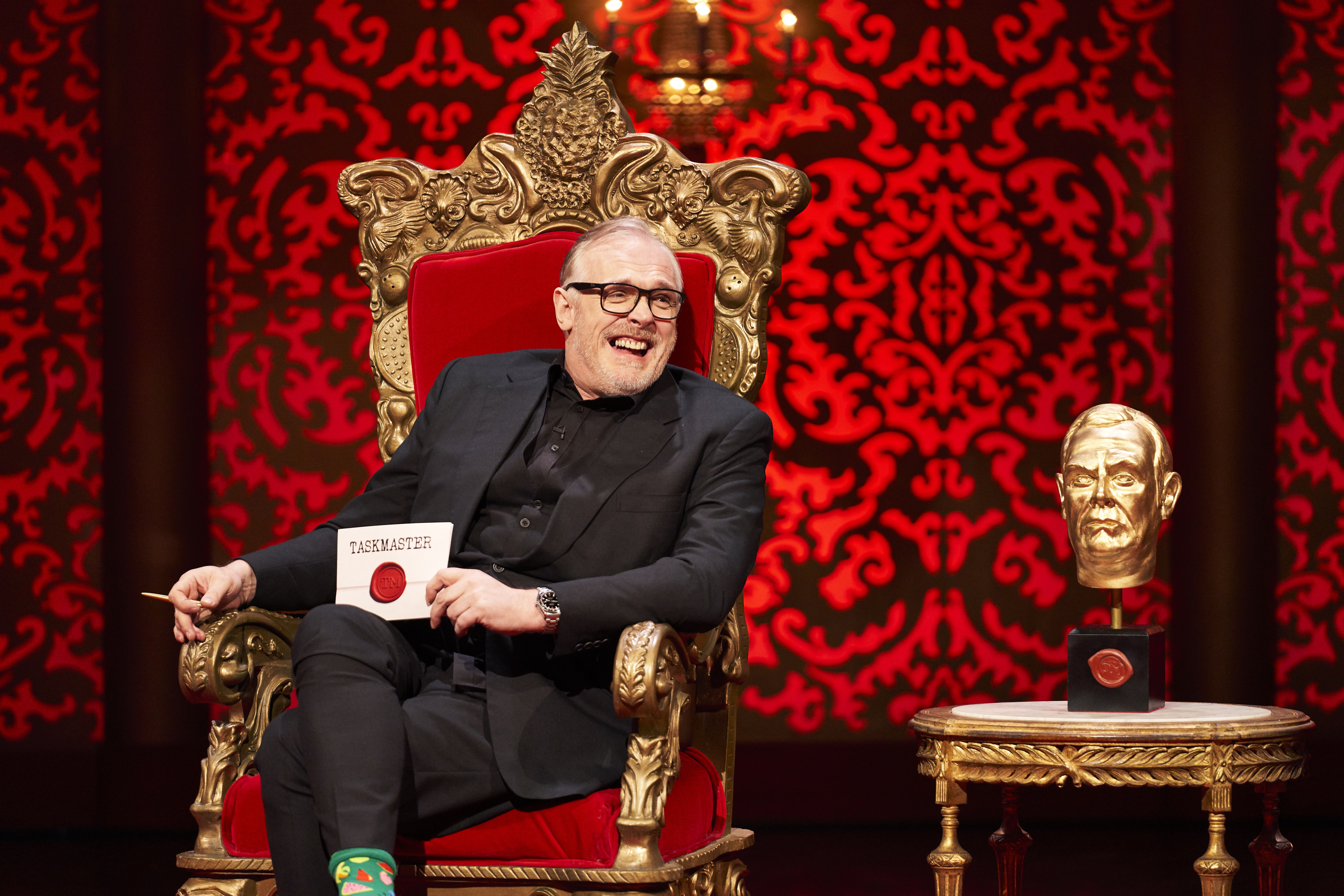 TV tonight Greg Davies hosts another series.