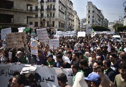 Algerian protests.