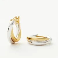 Lucy Williams Chunky Entwine Mini Hoop Earrings, £85 | Missoma