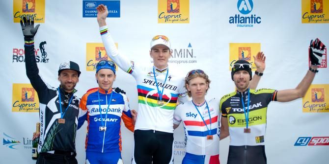 Manuel Fumic and Jaroslav Kulhavy shared podium time at the Cyprus Sunshine Cup in Voroklini in 2012