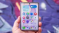 Holding a Samsung Galaxy Z Fold 8
