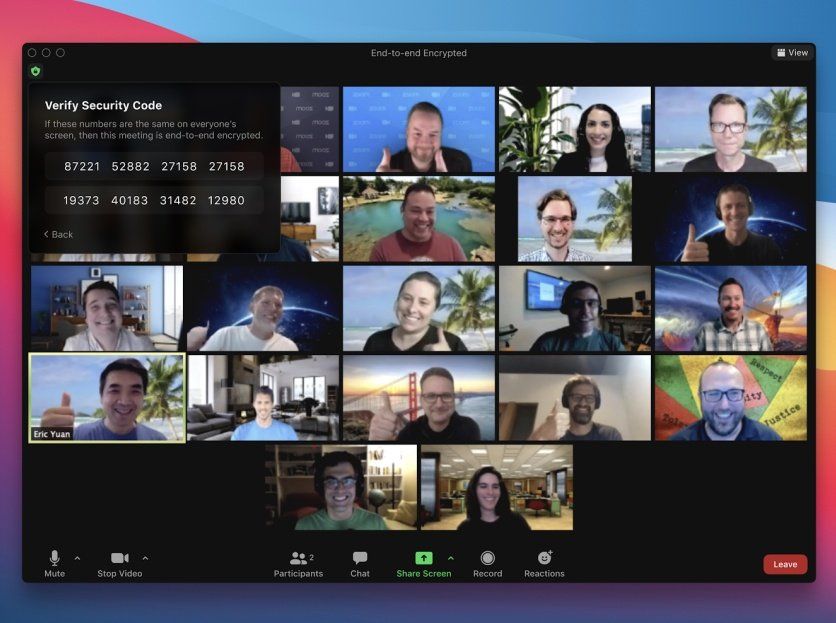 Zoom End To End Encryption