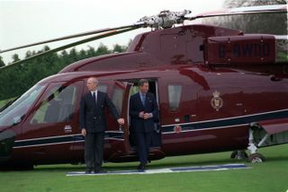 Prince Charles royal helicopter