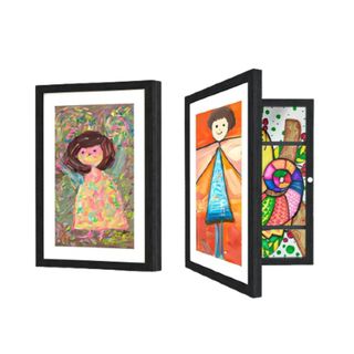 Ciscle Kids Art Frames, 2 Pack A4 Fillable Front Opening Photo Frames