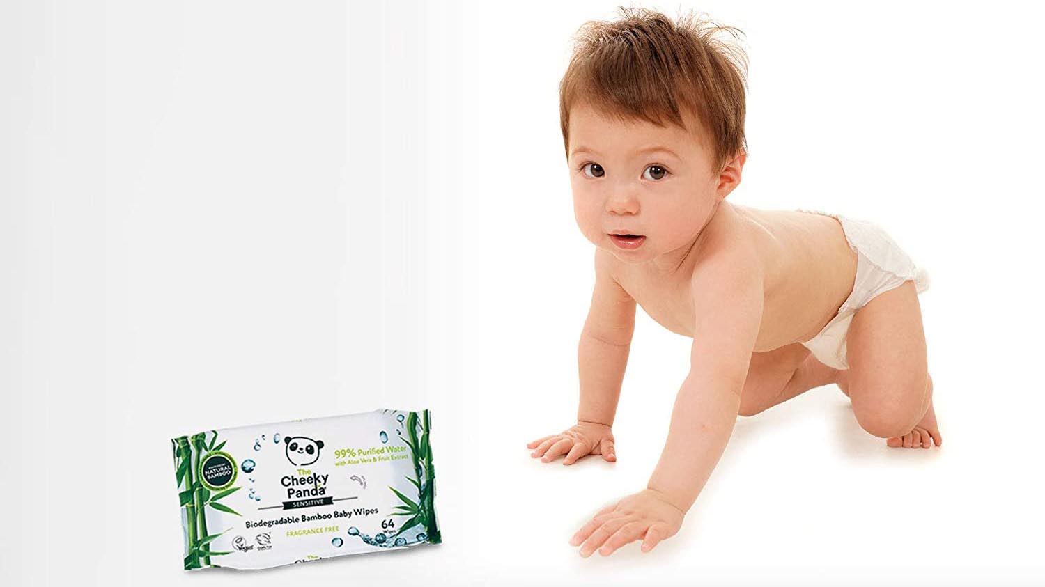 Cheeky Panda baby wipes