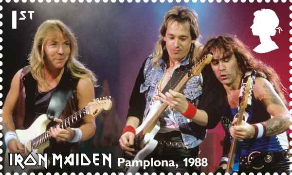 Iron Maiden stamp