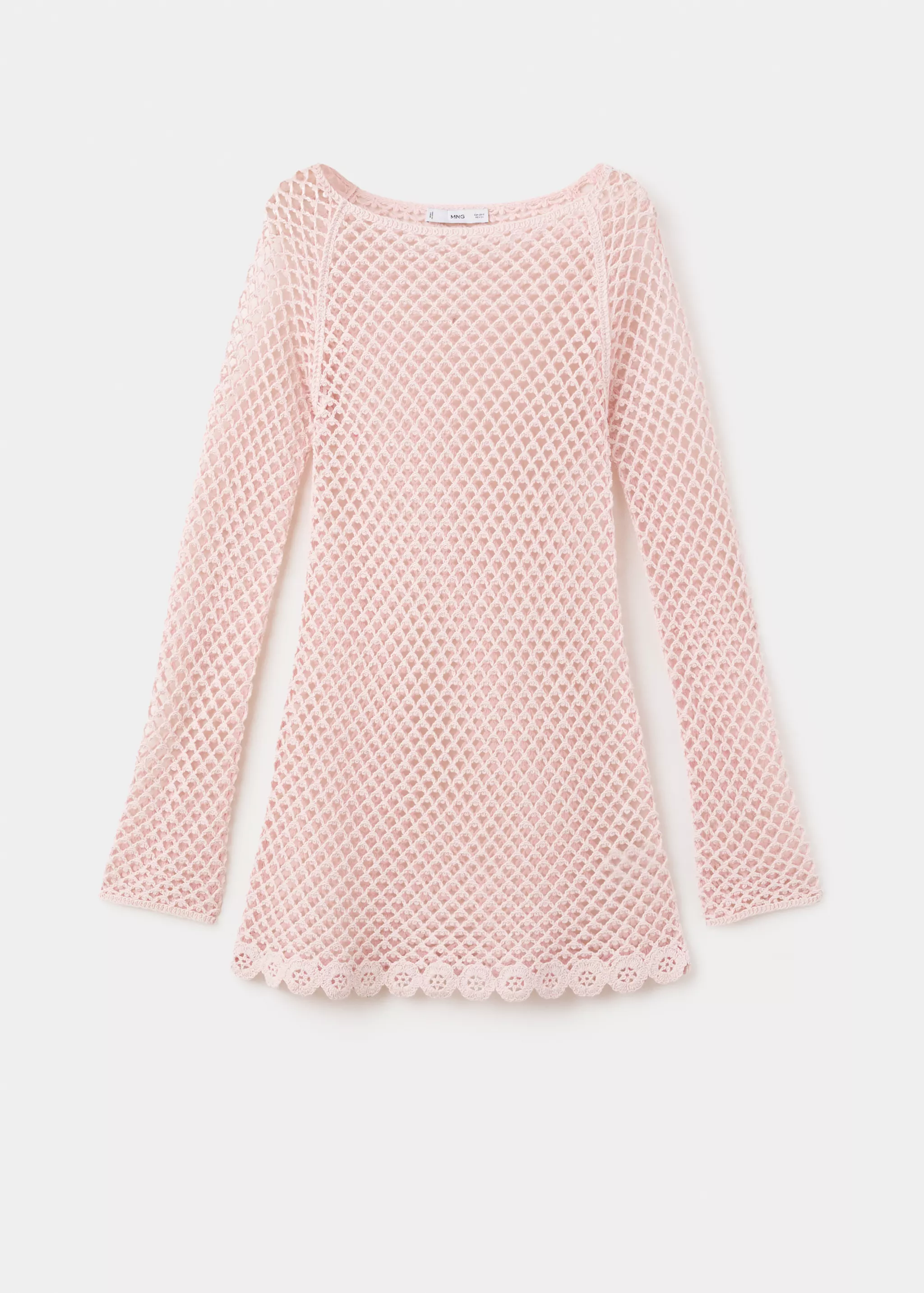 Crochet Short Dress - Women | Mango Usa