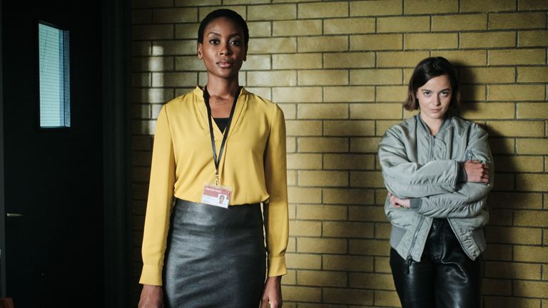 Showtrial BBC drama starring Tracy Ifeachor and Celine Buckens.