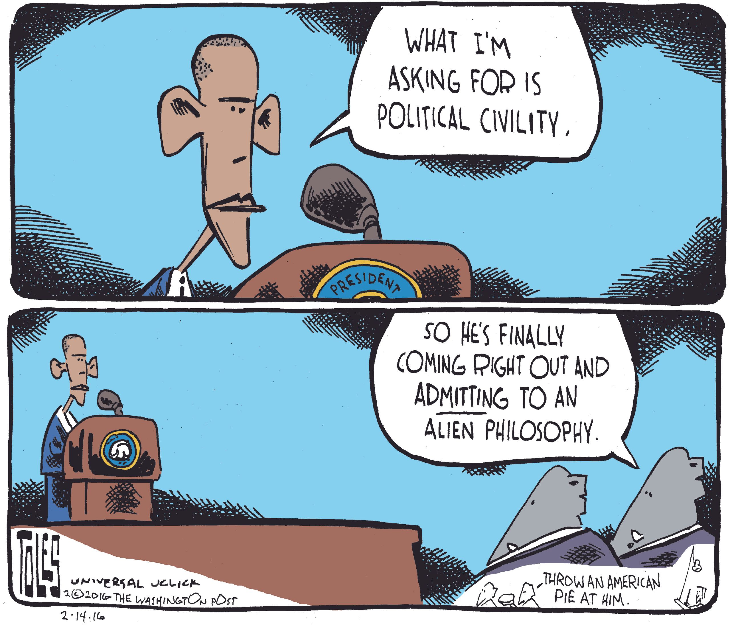 Obama Cartoon U.S. Congress 2016 | The Week