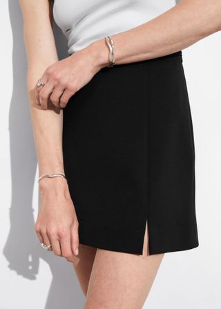 & Other Stories, trapeze mini skirt