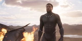 Chadwick Boseman as T'Challa in Black Panther