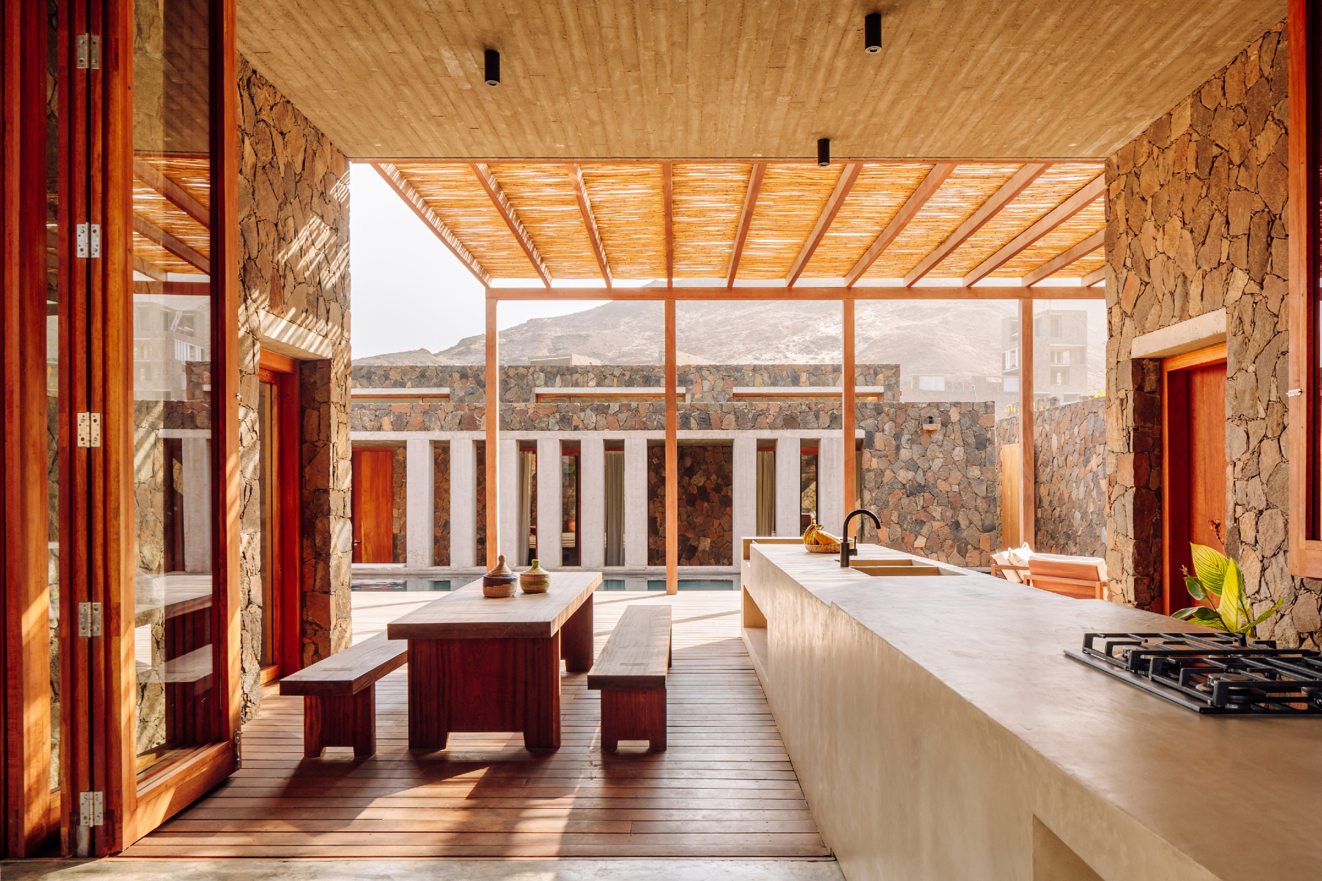 barefoot luxury cabo verde terrace