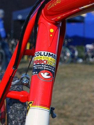 Sachs uses lighter weight tubing for team bikes with shorter butts.