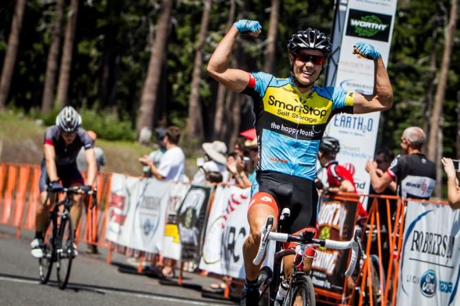 Travis McCabe (Smartstop) takes the win on stage 3.