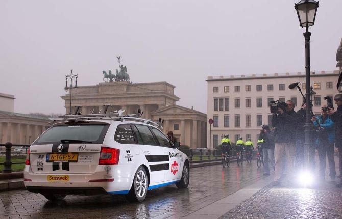 140 media attended the team presentation in a rainy Berlin