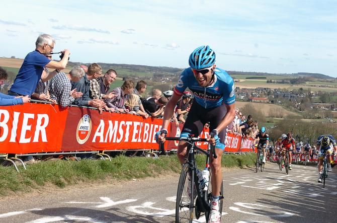 Ryder Hesjedal (Garmin Sharp) goes on the attack