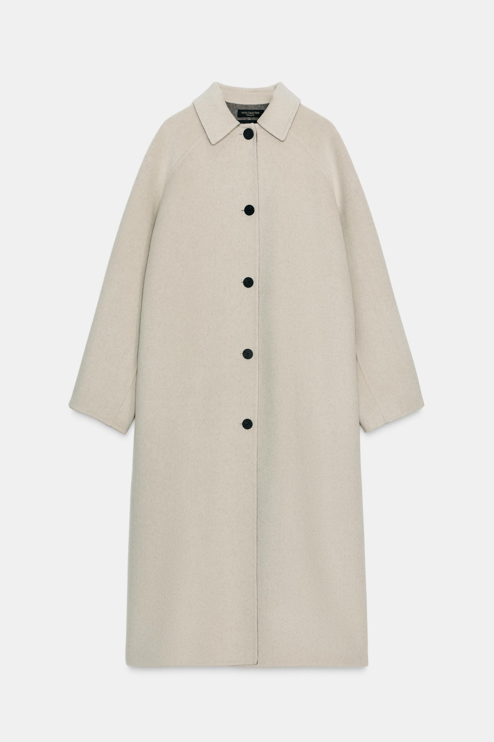 Zw Collection Limited Edition Long Wool Blend Coat