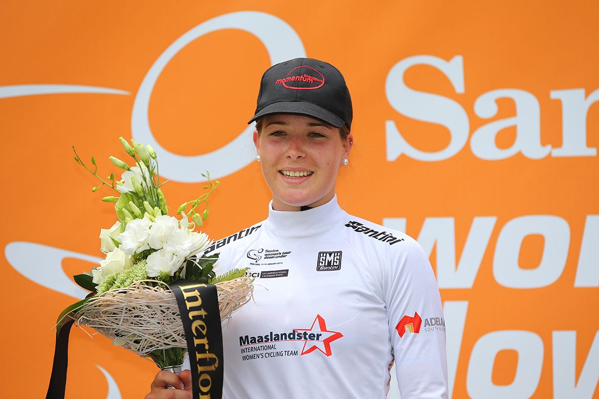Amanda Jamieson (Maaslandster International) is the best young rider
