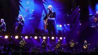 Vince Gill, Timothy B. Schmit, Don Henley, Deacon Frey and Joe Walsh perform at Madison Square Garden on September 07, 2023 in New York City. 