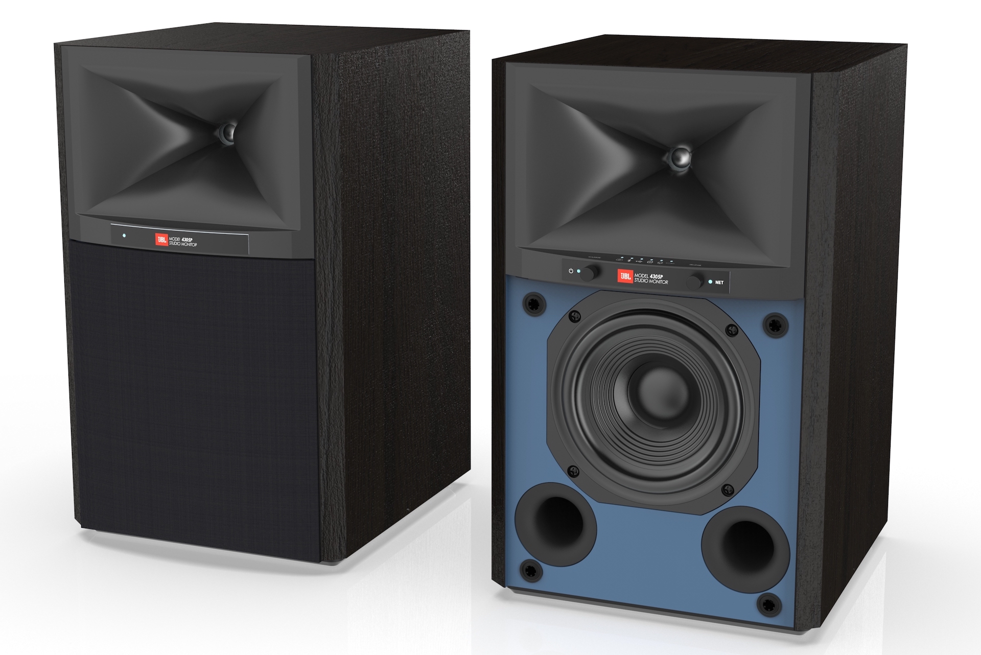 The JBL 4305P studio monitor is a compact bookshelf loudspeaker with high resolution streaming skills |  What HiFi?