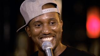 Chris Redd Performing stand-up on Comedy Central.