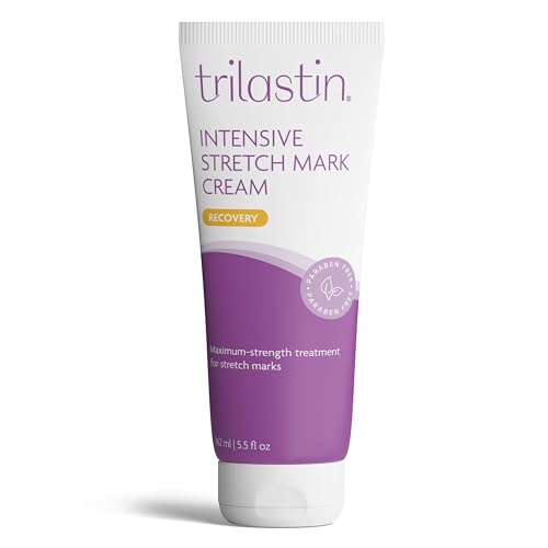 Amazon.com : Trilastin Stretch Mark Cream for Pregnancy - 5.5 Oz Tube - Vitamin-Infused Cocoa Butter Formula - Intensive Scar Treatment - Hypoallergenic & Paraben-Free : Maternity Skin Care Products : Beauty & Personal Care