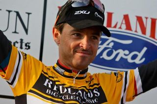 Francisco Mancebo (Realcyclist.com) with his overall GC win and yellow jersey.