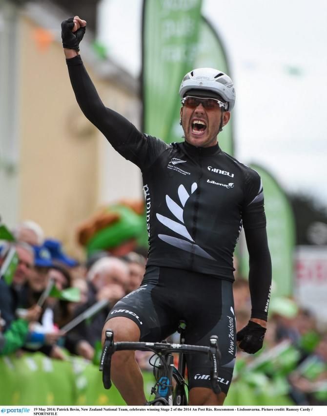 Stage 2 winner Patrick Bevin (New Zealand National Team)