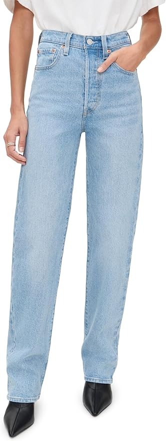 Levi&#039;s, Levi&#039;s Women&#039;s Ribcage Full Length Jeans, Samba Tango Light, 27