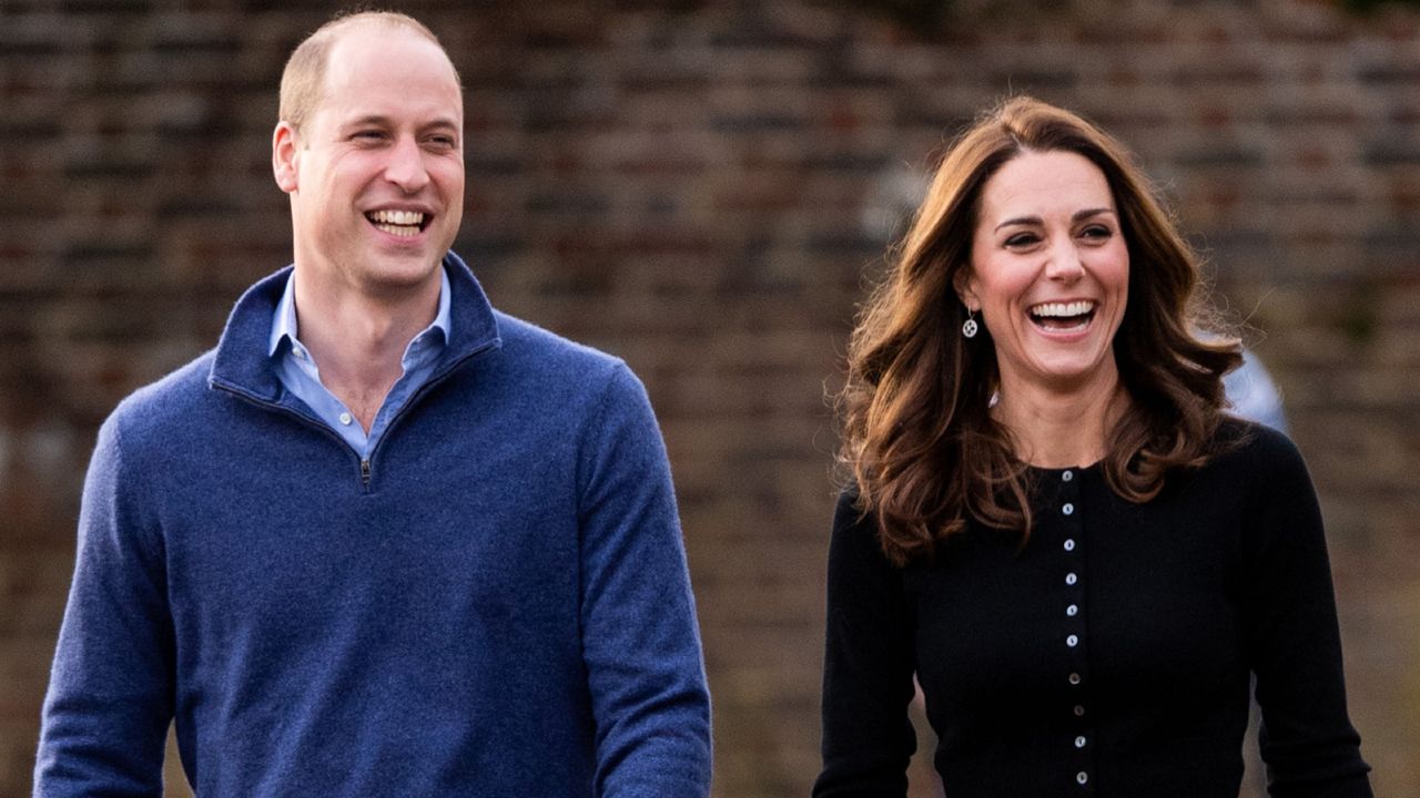 Prince William, Duke of Cambridge and Catherine, Duchess of Cambridge attend a Christmas Party for families and children of deployed personnel from RAF Coningsby and RAF Marham serving in Cyprus, at Kensington Palace on December 4, 2018 in London, England.