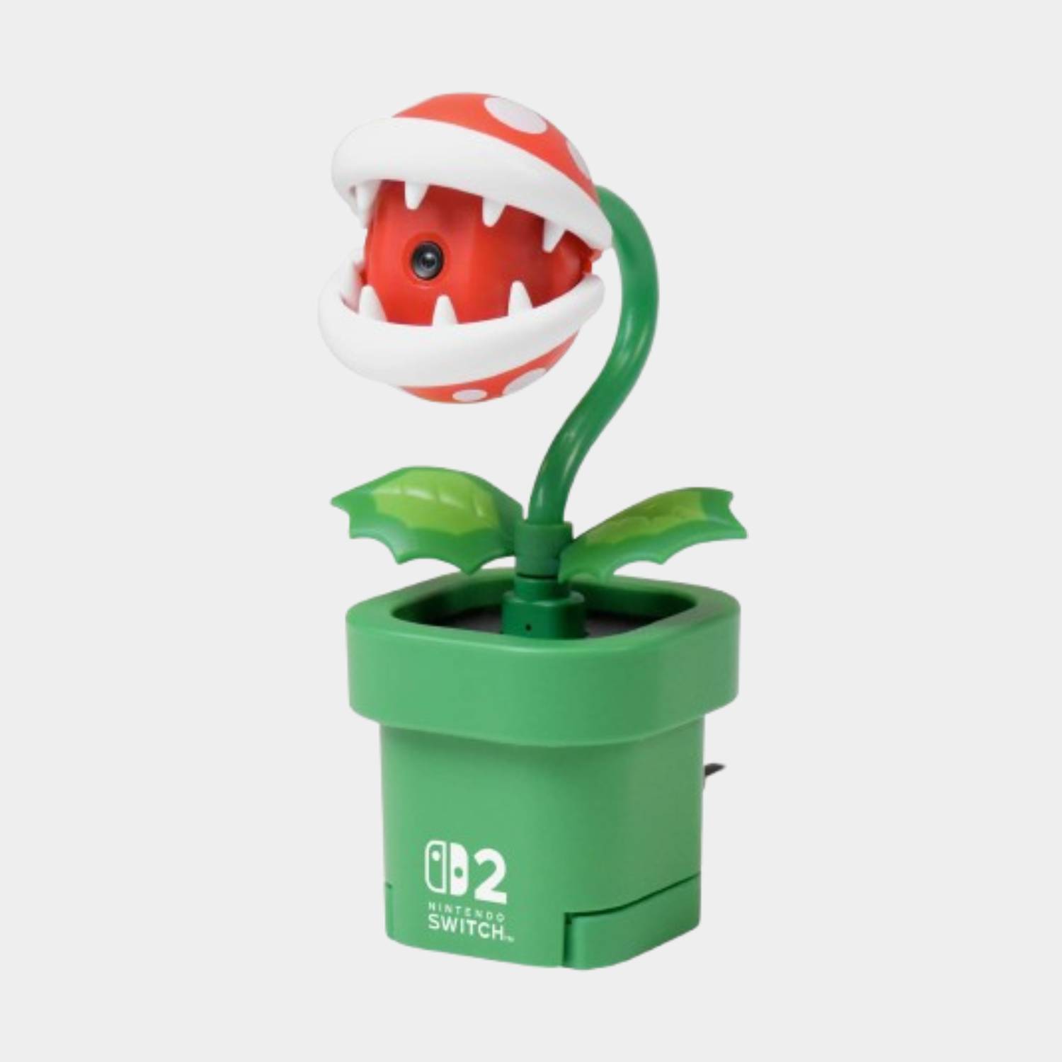 Official product image of the Hori Piranha Plant Camera for Nintendo Switch 2.