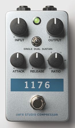 Universal Audio 1176 Studio Compressor Effects Pedal