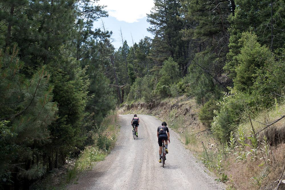 Gravel grinding is part of the Montana Cross Camp.