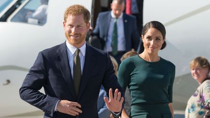 Duke and Duchess of Sussex arrive in Dublin