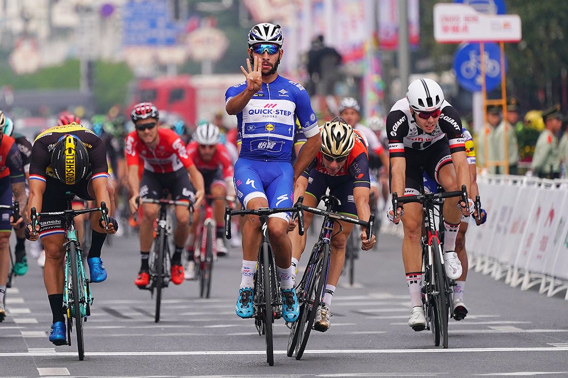 Number 4 for Fernando Gaviria (Quick-Step Floors)