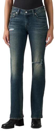 Levi's Women's Superlow Boot Jeans, (new) Here and There (stretch), 33, Standard